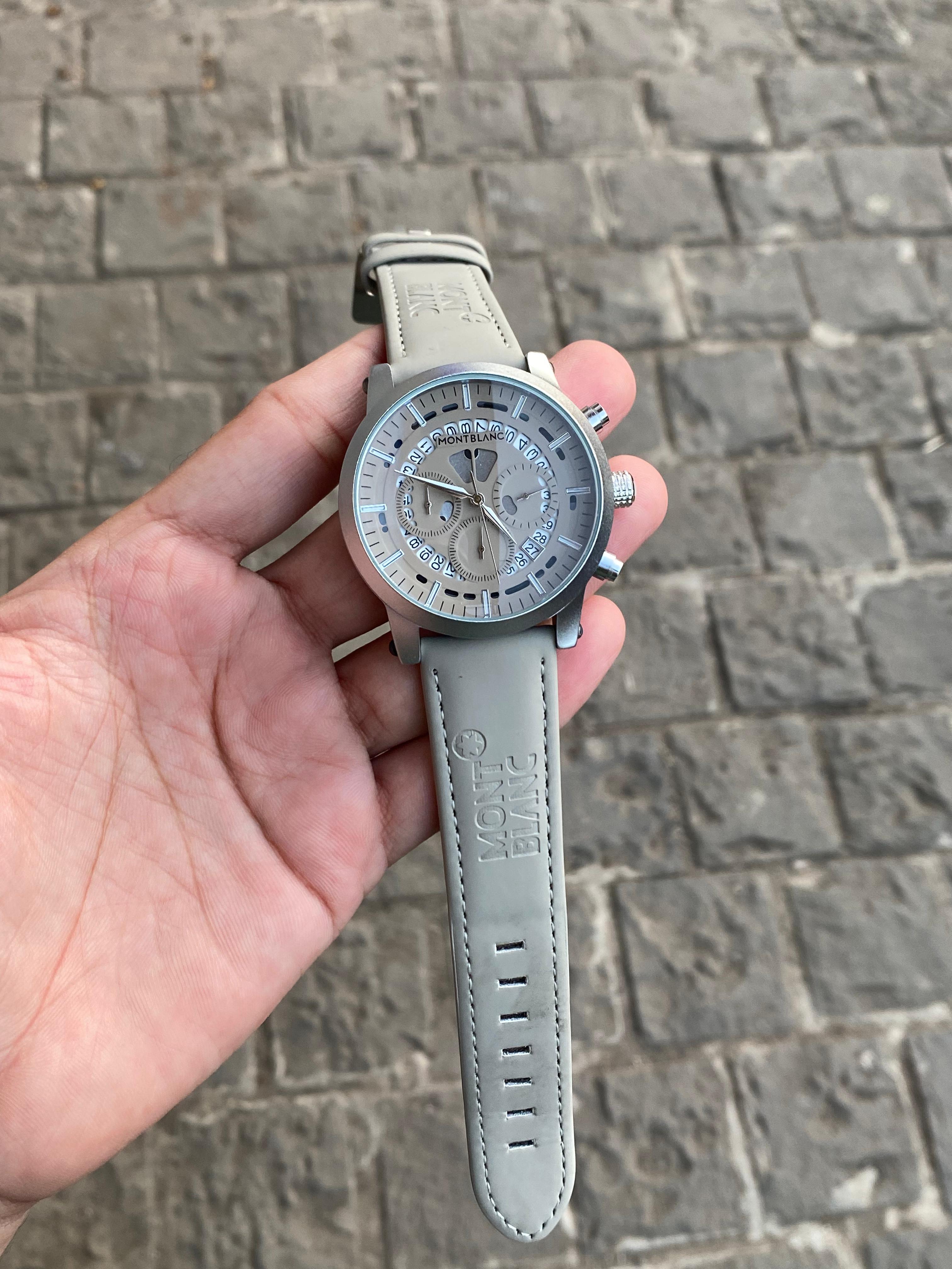 Mon_t_B_lanc_all_Chronograph warking (Gray colour)