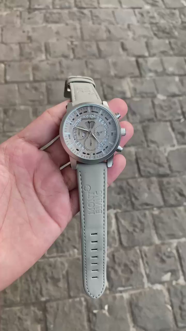 Mon_t_B_lanc_all_Chronograph warking (Gray colour)